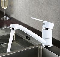 Смеситель для кухни Frap H41 F4541 Белый Хром — фото 7, Смесители для кухни