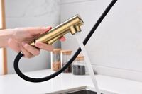 Смеситель для кухни Paulmark Neo Ne214419-BG Брашированное золото — фото 10, Смесители для кухни