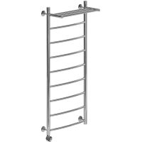 Электрический полотенцесушитель Ника Arc ЛД ВП 120/50 с полкой Хром — фото 1, Электрические полотенцесушители