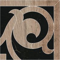 Керамическая вставка Kerama Marazzi Греппи Угол наборный ID119 15,5х15,5 см — фото 1, Керамогранит