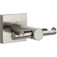 Двойной крючок Fixsen Lux Satin FX-16005A Сатин — фото 1, Крючки для полотенец