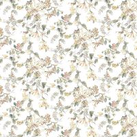 Обои Marburg Flora 47455 Винил на флизелине (0,53*10,05) Бежевый/Коричневый/Зеленый, Листья/Цветы — фото 1, Обои для стен