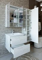 Товар: Зеркальный шкаф Sanflor Чикаго 60 С08222 с подсветкой Дуб крафт белый - фото 4 Зеркальный шкаф Sanflor Чикаго 60 С08222 с подсветкой Дуб крафт белый — фото 4, Зеркальные шкафы в ванную