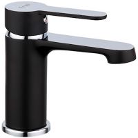 Смеситель для раковины Frap H42 F1042 Черный матовый Хром — фото 1, Смесители для раковины