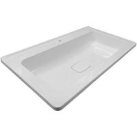 Раковина Эстет Каре Люкс 80 ФР-00005713 Белая — фото 1, Раковины встраиваемые сверху