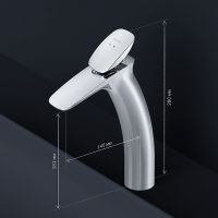 Смеситель для раковины AM.PM Spirit V2.0 с донным клапаном Хром арт-F70A92200 — фото 8, Смесители для раковины