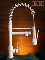 Смеситель для кухни BRNOU BR-706 Белый — фото 6, Смесители