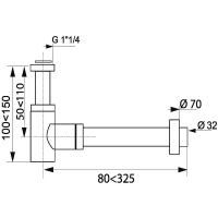 Товар: Сифон для раковины Wirquin Black touch Lineis Mini 30722857 Черный матовый - фото 2 Сифон для раковины Wirquin Black touch Lineis Mini 30722857 Черный матовый — фото 2, Сифоны для раковины
