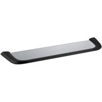 Стеклянная полка Abber Nord AA1555B Черная матовая — фото 1, Полки для ванной и душа