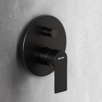 Смеситель для душа Damixa Apollo Черный матовый арт-477100300 — фото 4, Встраиваемые смесители для душа