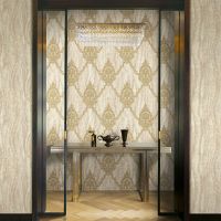 Обои Emiliana Parati Amuleto 83510 Винил на флизелине (1,06*10,05) Розовый/Бежевый, Дамаск/Мрамор — фото 2, Обои для стен