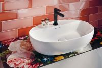 Товар: Керамическая плитка Kerama Marazzi Аккорд розовый грань 9024 настенная 8,5х28,5 см - фото 2 Керамическая плитка Kerama Marazzi Аккорд розовый грань 9024 настенная 8,5х28,5 см — фото 2, Керамическая плитка