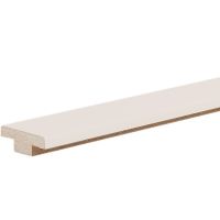 Заглушка для декоративного бруса Ликорн 40 кремовая 2800x40x8 мм — фото 1, Рейки