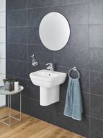 Раковина Grohe Euro Ceramic 45 39324000 Белая — фото 2, Раковины подвесные