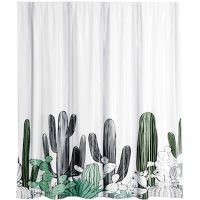 Штора для ванны WasserKRAFT Dinkel 180х200 SC-46101 Кактусы — фото 1, Аксессуары для туалета