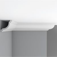 Карниз Decomaster 96274 2400x120x120 мм — фото 1, Карнизы