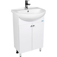 Тумба под раковину VIANT Париж 55 VPAR55ER-T2ST Белая — фото 1, Тумбы под раковину