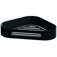 Полка корзина Sonia Accessories 176519 угловая Черная матовая — фото 1, Полки для ванной и душа