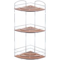 Полка корзина Tekno-tel BK075 угловая Хром — фото 1, Полки для ванной и душа