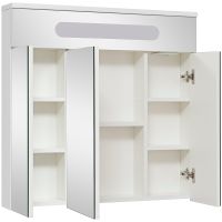 Зеркальный шкаф Aqua de Marco Olivia 80 1080COLI с подсветкой Белый — фото 2, Зеркальные шкафы в ванную