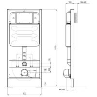 Комплект унитаза с инсталляцией Aquatek Европа SET AQUATEK ЕВРОПА cm с сиденьем Микролифт — фото 7, Комплекты унитаз + инсталляция