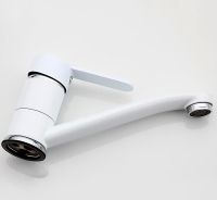 Смеситель для кухни Frap H41 F4541 Белый Хром — фото 2, Смесители для кухни