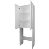 Шкаф пенал 1MarKa Wall Classic 67 У79534 над стиральной машиной Белый глянцевый — фото 2, Пеналы для ванной комнаты