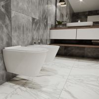 Биде Timo Inari TK-504 подвесное Белое — фото 2, Биде