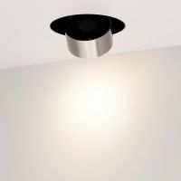 Товар: Встраиваемый светильник Arlight Plurio 038077 Никель/Черный - фото 2 Встраиваемый светильник Arlight Plurio 038077 Никель/Черный — фото 2, Точечные светильники