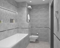 Керамическая плитка Cersanit Brooklyn Рельеф светло-серый BLL522D-60 (BLL522D) настенная 29,8х59,8 см — фото 2, Керамическая плитка