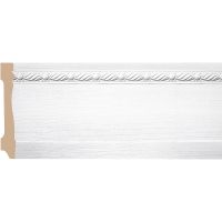 Плинтус Decomaster 195-16 2400x95x15 мм — фото 1, Плинтуса напольные