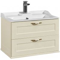 Тумба под раковину Aquaton Леон 65 1A187001LBPR0 подвесная Дуб бежевый — фото 1, Тумбы под раковину