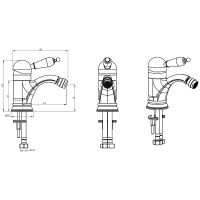 Товар: Смеситель для биде Boheme Imperiale Presente 326 Золото - фото 3 Смеситель для биде Boheme Imperiale Presente 326 Золото — фото 3, Смесители