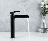 Товар: Смеситель для раковины Gappo G03-6 G1003-16 Черный матовый Хром - фото 7 Смеситель для раковины Gappo G03-6 G1003-16 Черный матовый Хром — фото 7, Смесители