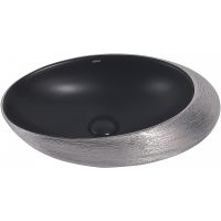 Товар: Раковина-чаша Abber Bequem 49 AC2107BS Черный матовый Серебро - фото 2 Раковина-чаша Abber Bequem 49 AC2107BS Черный матовый Серебро — фото 2, Раковины
