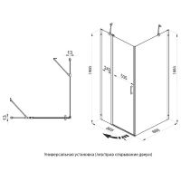 Товар: Душевой уголок Triton Йота-Блэк 90х90 Щ0000054032 профиль Черный стекло прозрачное - фото 11 Душевой уголок Triton Йота-Блэк 90х90 Щ0000054032 профиль Черный стекло прозрачное — фото 11, Душевые уголки
