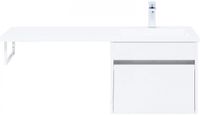 Тумба под раковину Aquanet Токио 110 236915 подвесная Белая — фото 2, Тумбы под раковину