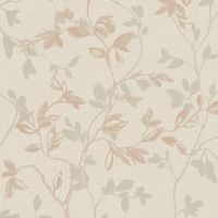 Обои Marburg City Romance 35001 Винил на флизелине (1,06*10,05) Серый/Бежевый, Листья — фото 1, Обои для стен