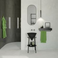Товар: Консоль под раковину Kerama Marazzi Cono CO.44\BLK.M Черная матовая - фото 6 Консоль под раковину Kerama Marazzi Cono CO.44\BLK.M Черная матовая — фото 6, Мебель для ванной