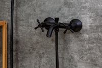 Товар: Смеситель для ванны Orange Mia M34-100B Черный матовый - фото 7 Смеситель для ванны Orange Mia M34-100B Черный матовый — фото 7, Смеситель для ванны