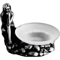 Мыльница Art&Max Juno AM-0071C-T Серебро — фото 1, Мыльницы