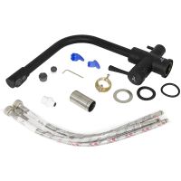 Смеситель для кухни Kaiser Merkur 26044-12 Черный мрамор — фото 6, Смесители