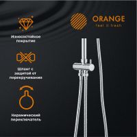Душевая система Orange S05cr Хром — фото 15, Душевые стойки
