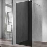 Душевая перегородка Vincea Walk-In 110 VSW-1H110CG профиль Хром стекло тонированное — фото 1, Душевые перегородки