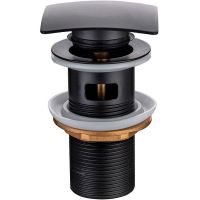 Донный клапан Allen Brau Infinity 5.21026-31 Черный матовый — фото 1, Донные клапаны