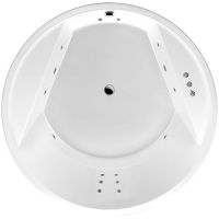 Акриловая ванна Excellent Great Arc 160x160 WAEX.GRE16.SMART.CR с гидромассажем — фото 1, Ванны