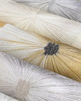 Обои Solo Wagasa SL8909-25 Винил на флизелине (1,06*10) Коричневый/Серебряный, Абстракция/Цветы — фото 5, Обои для стен