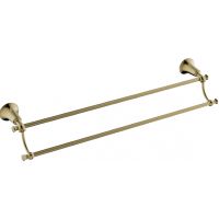 Полотенцедержатель Kaiser KH-4008 	двойной Бронза — фото 1, Полотенцедержатели