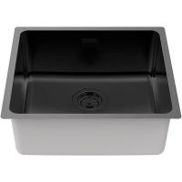 Товар: Кухонная мойка Paulmark Yuni 49 Uni YU49-MBN Черная матовая - фото 2 Кухонная мойка Paulmark Yuni 49 Uni YU49-MBN Черная матовая — фото 2, Кухонные мойки
