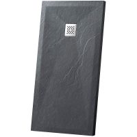 Душевой поддон из искусственного камня Vincea 110x80 VST-4SR8011A Антрацит — фото 1, Душевые поддоны из искусственного камня